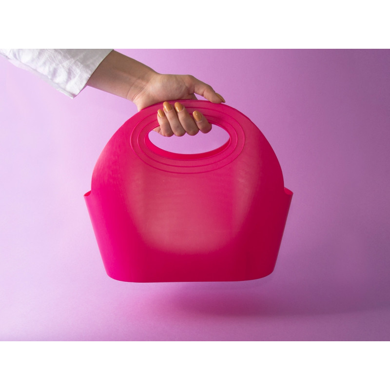 Koszyk sklepowy MINI Flexibag 4,5L różowy