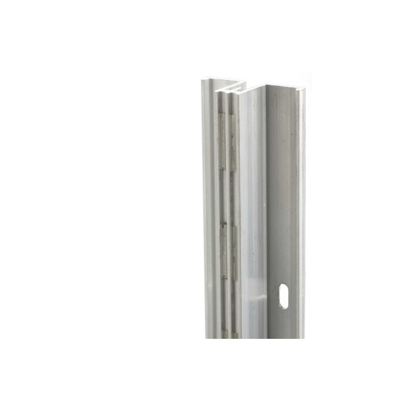 Profil naścienny podwójny środkowy 240cm aluminium