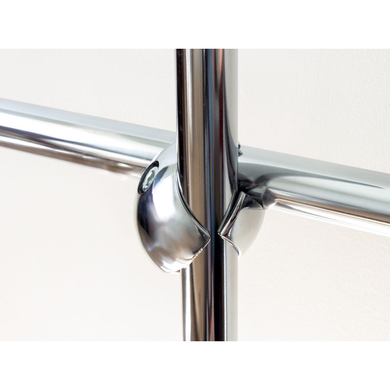 Złącze dwukierunkowe, lewe, do rury fi 25mm, chrom