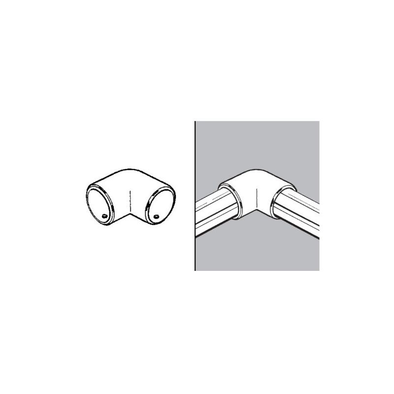 Narożnik do rur fi 25mm