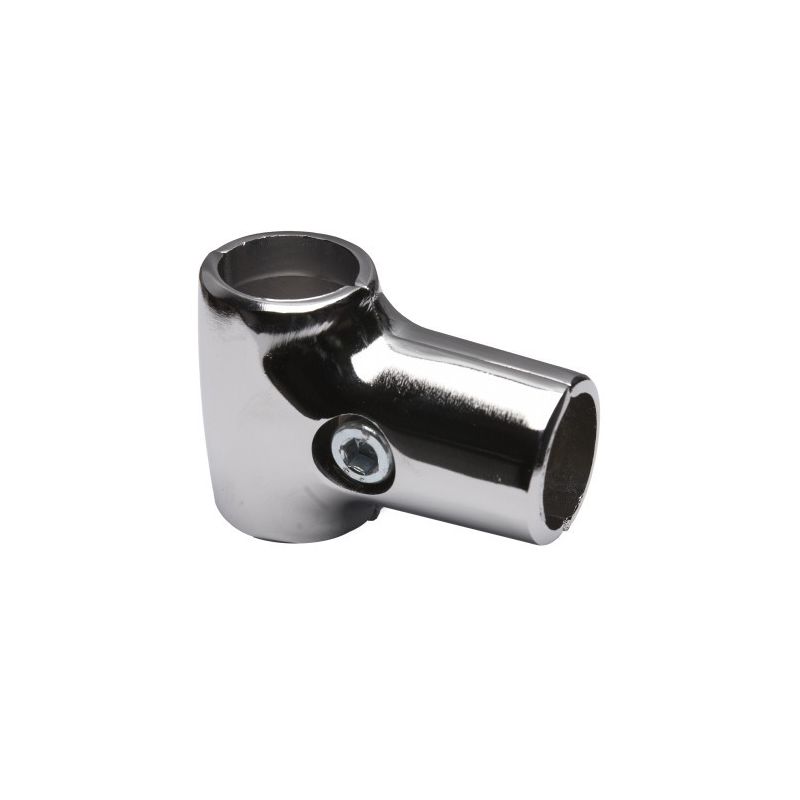 Złącze typu T do rury fi 25mm, chromowane