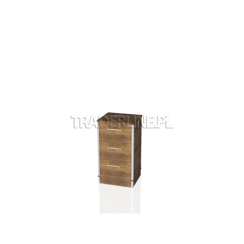 Lada sklepowa, kasowa, wąska, 50x45x90cm