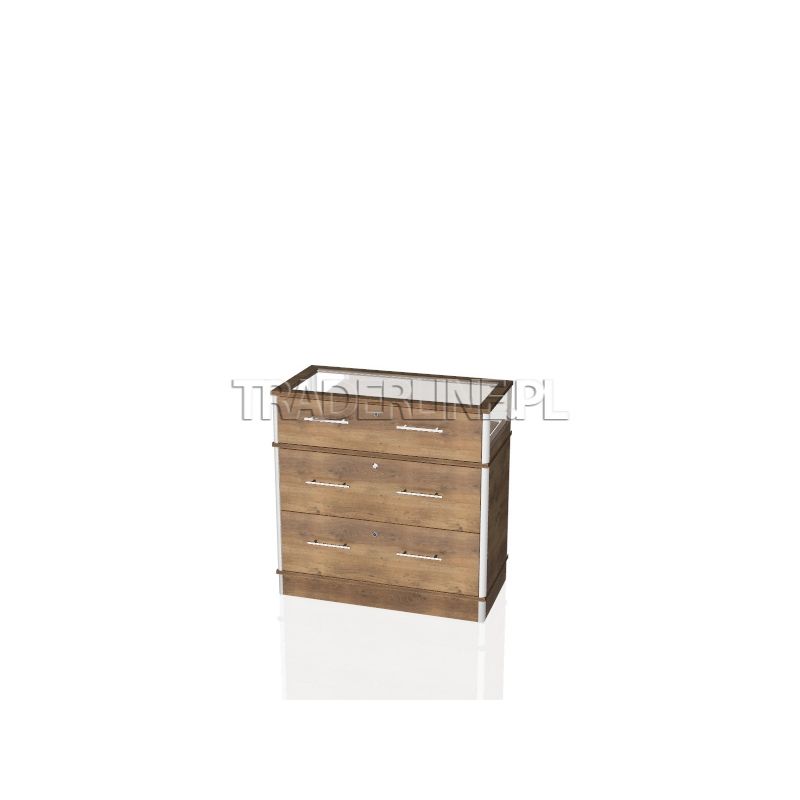 Lada sklepowa, ekspozycyjno-magazynowa, 90x45x90cm