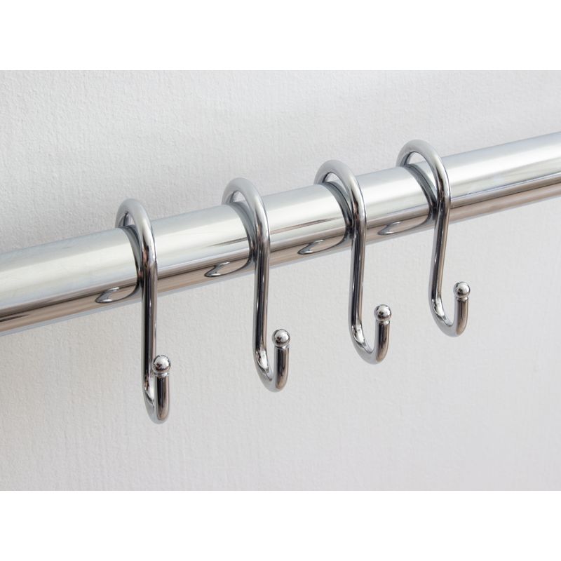 Haczyk z kulką na rurę fi 25mm, chromowany