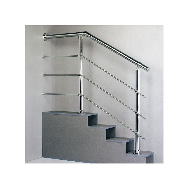 Połowa złącza zawiasowego do rury fi 25mm, chrom