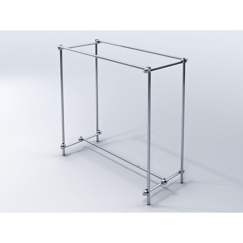 Gondola sklepowa, dwustronna, 150x60x150cm, chrom