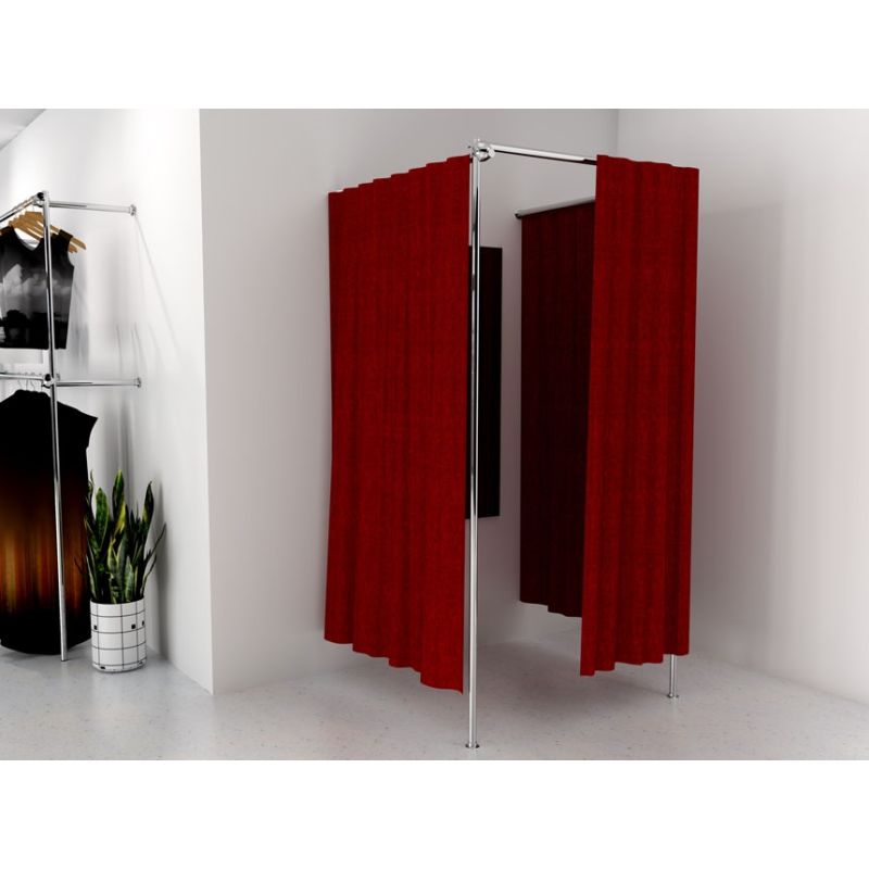 Przymierzalnia pojedyncza, przyścienna,100x100x200