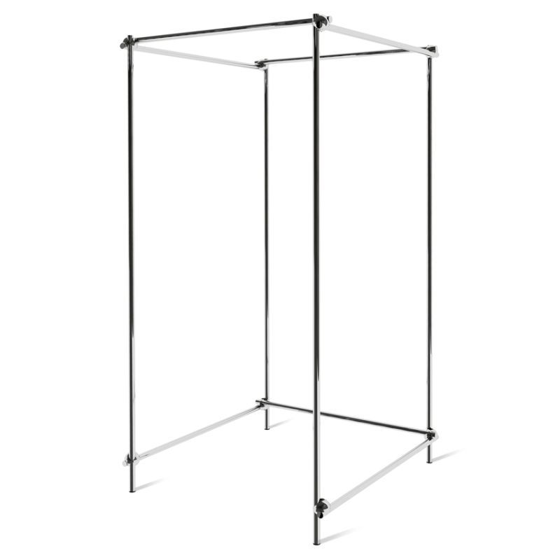 Przymierzalnia pojedyncza,wolnostojąca, chromowana