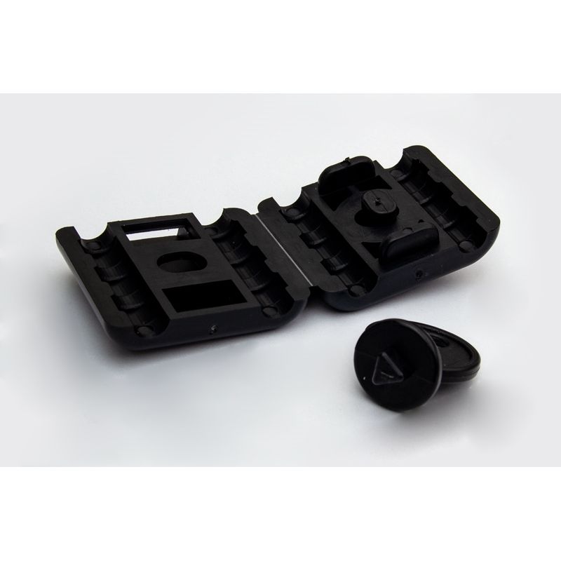 Zabezpieczenie antykradzieżowe na haczyk, czarne