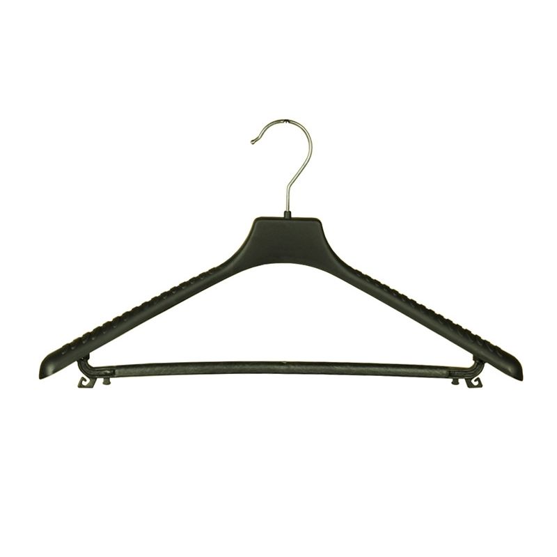 Wieszak odzieżowy poprzeczka, szer. 43cm, czarny