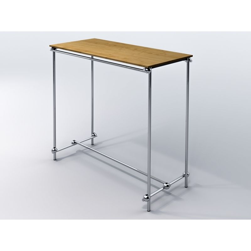 Stender, gondola dwustronna na wieszaki z półką