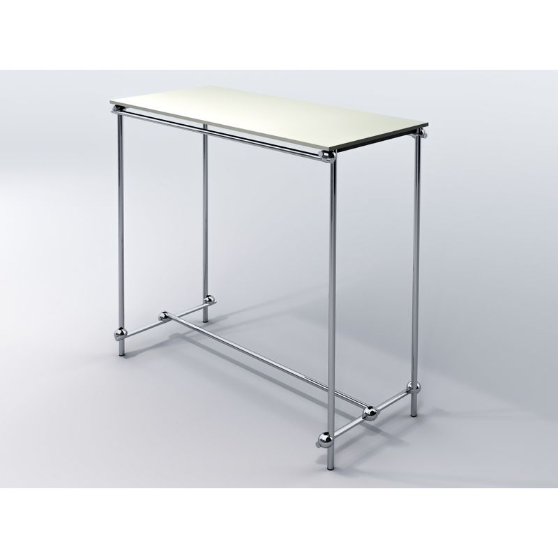 Stender, gondola dwustronna na wieszaki z półką