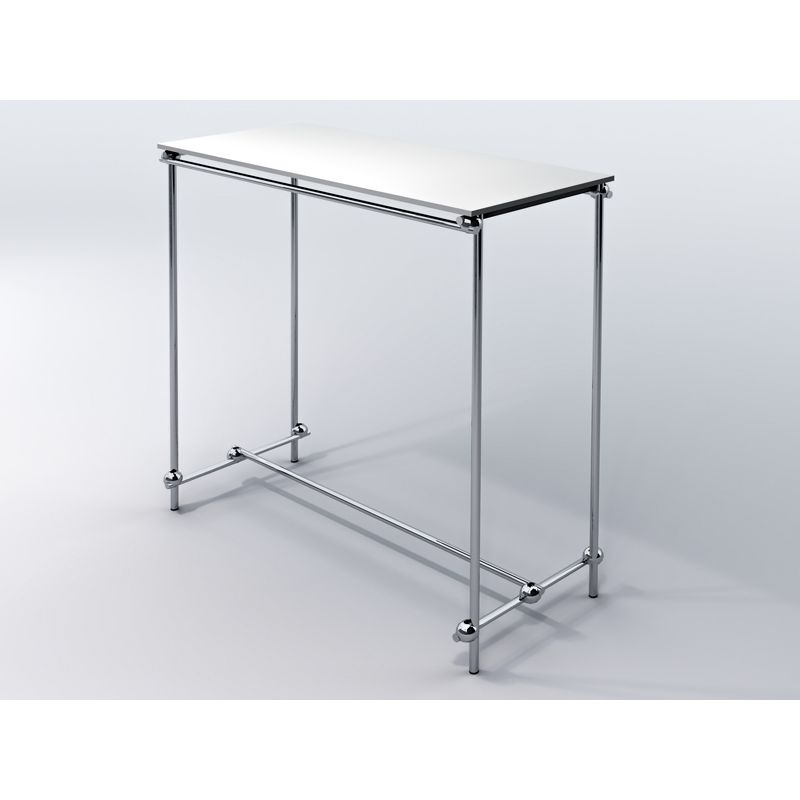 Stender, gondola dwustronna na wieszaki z półką