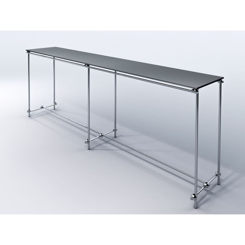 Gondola, stender podwójny, z półkami