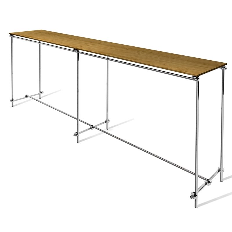 Gondola, stender podwójny, z półkami