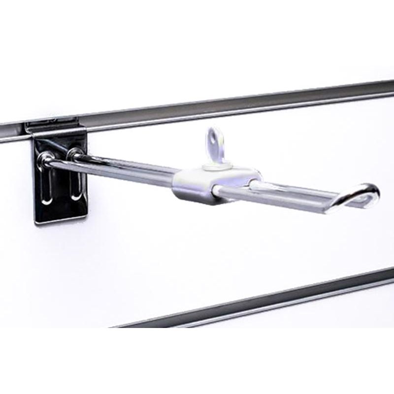 Zabezpieczenie antykradzieżowe na haczyk, białe