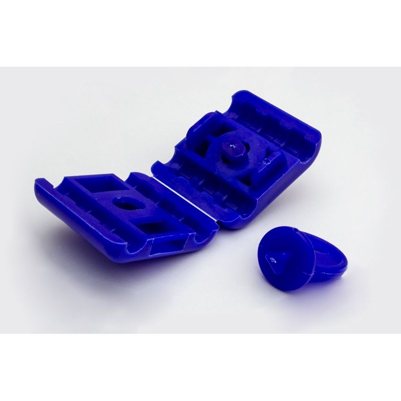 Zabezpieczenie antykradzieżowe na hak niebieskie