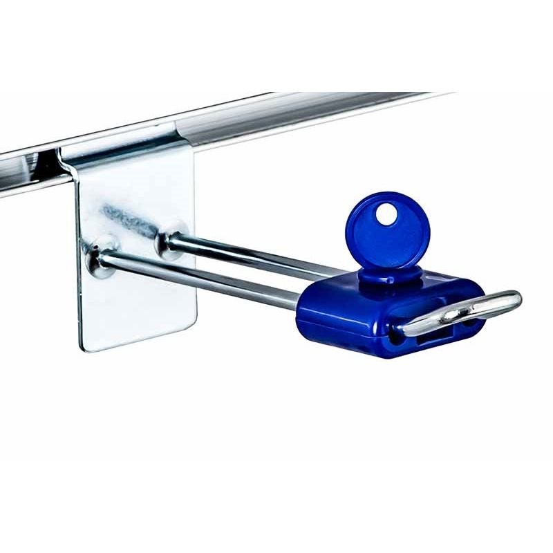 Zabezpieczenie antykradzieżowe na hak niebieskie