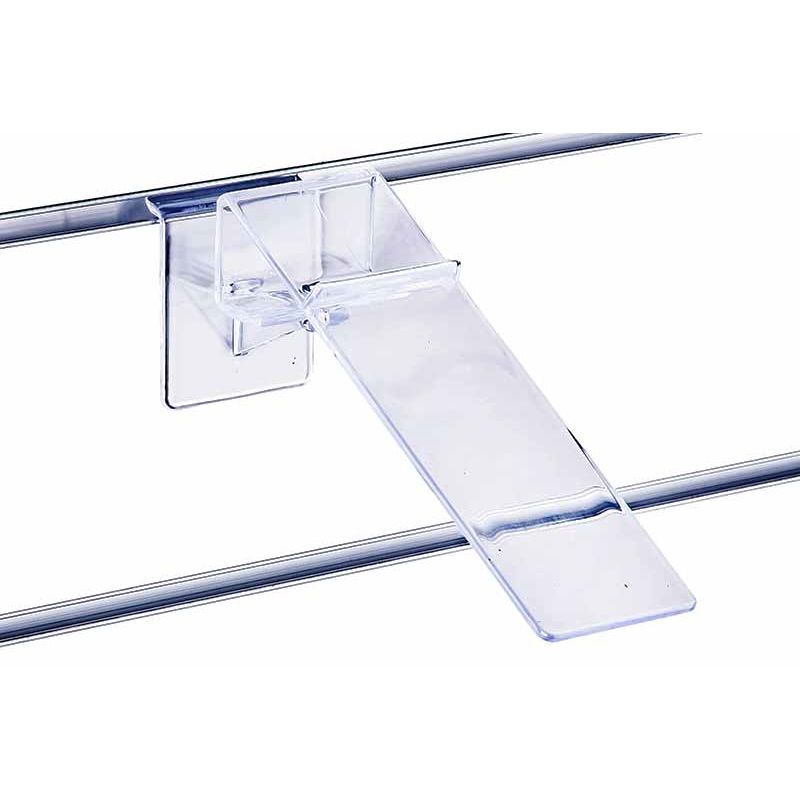 Półka pleksi Slatwall obrotowa, do butów