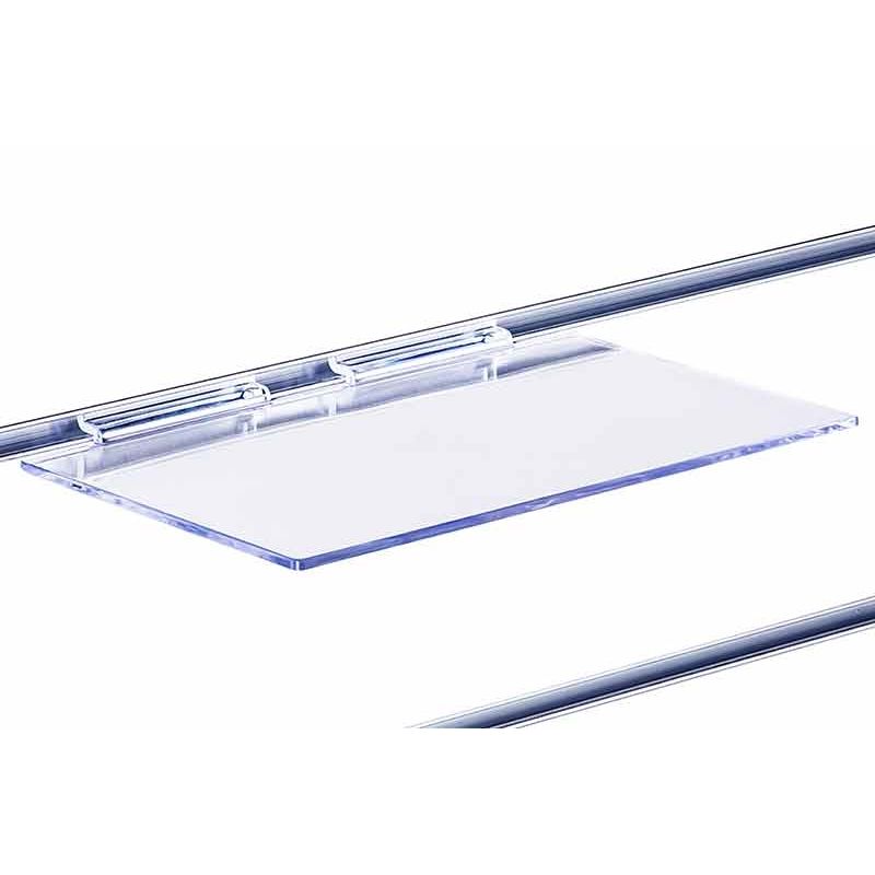 Półka pozioma prosta 25x15cm na system Slatwall