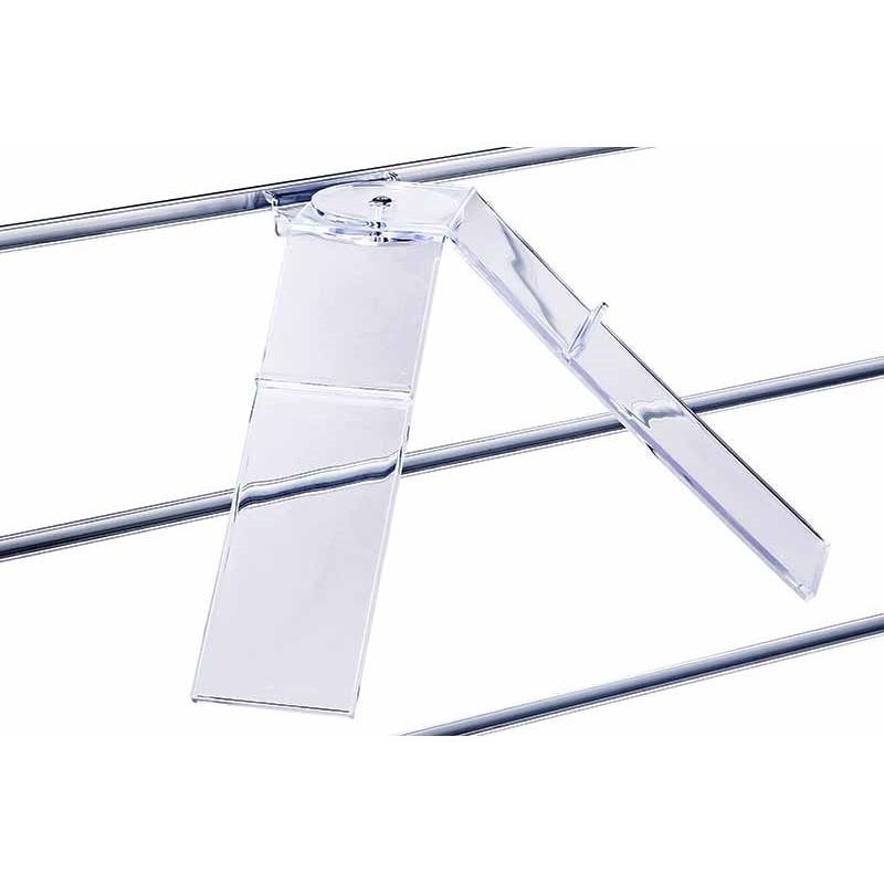 Półka pleksi, na panel, podwójna do butów lekkich