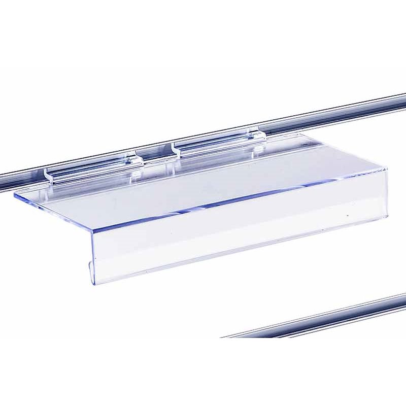 Półka 23x10cm, Slatwall, listwa cenowa