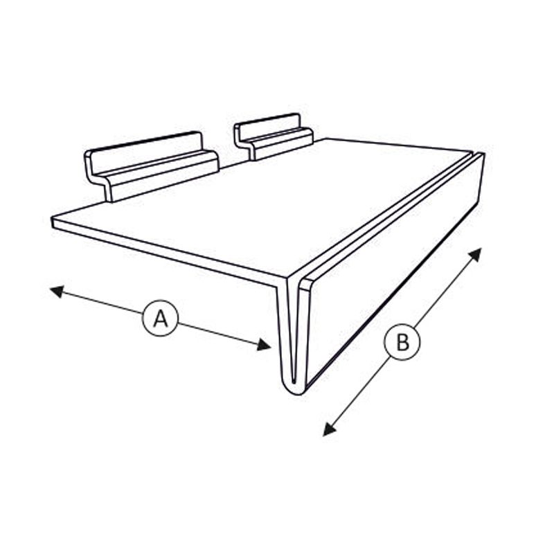 Półka na Spacewall 12,5x7,5cm, pozioma, mała