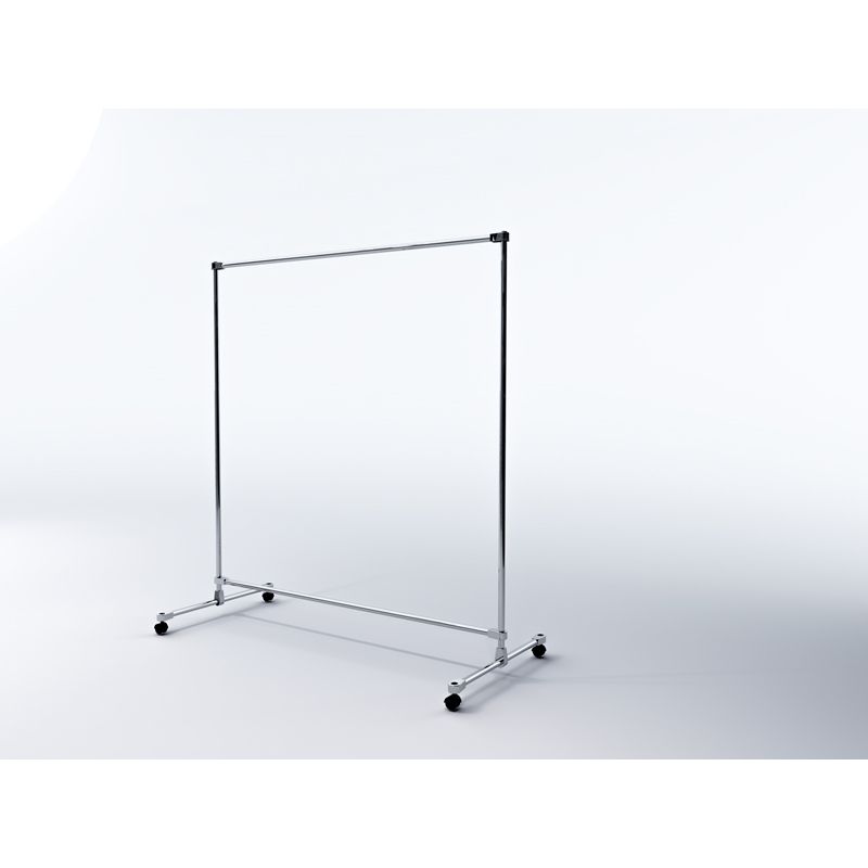 Wieszak sklepowy dwupoziomowy, 150x60180cm, kółka