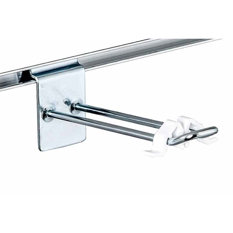 Ogranicznik biały na haczyk podwójny