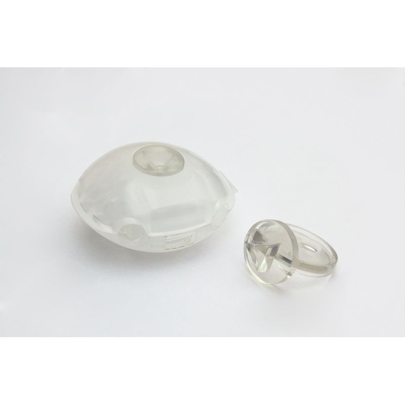 Zabezpieczenie antykradzieżowe na haczyk bezbarwne