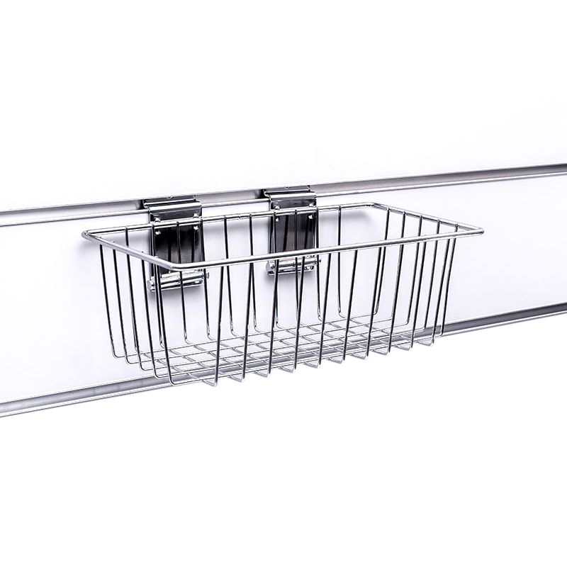 Kosz Slatwall 30x15x10cm (szer./gł./wys.) chrom