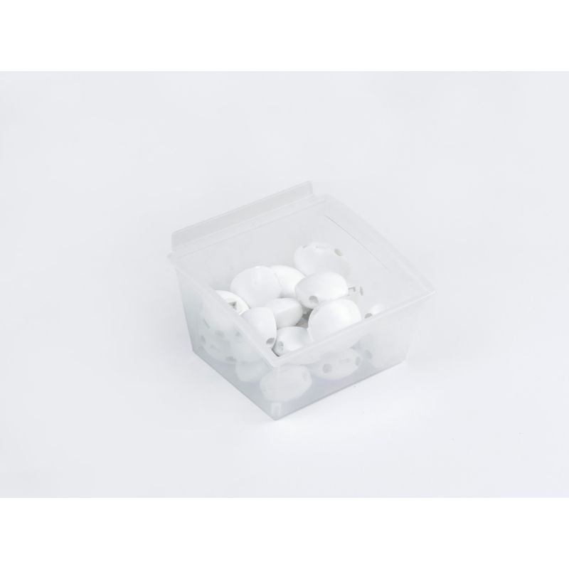 Pojemnik SLIM Slatwall 14x14x10cm bezbarwny