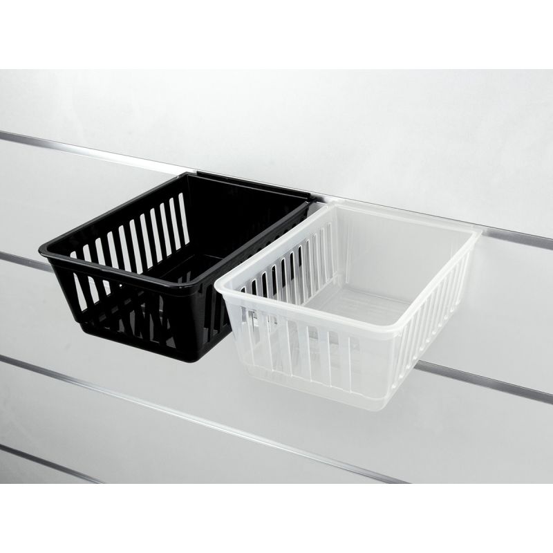 Koszyk Slatwall LONG 14x22x8cm plastik czarny