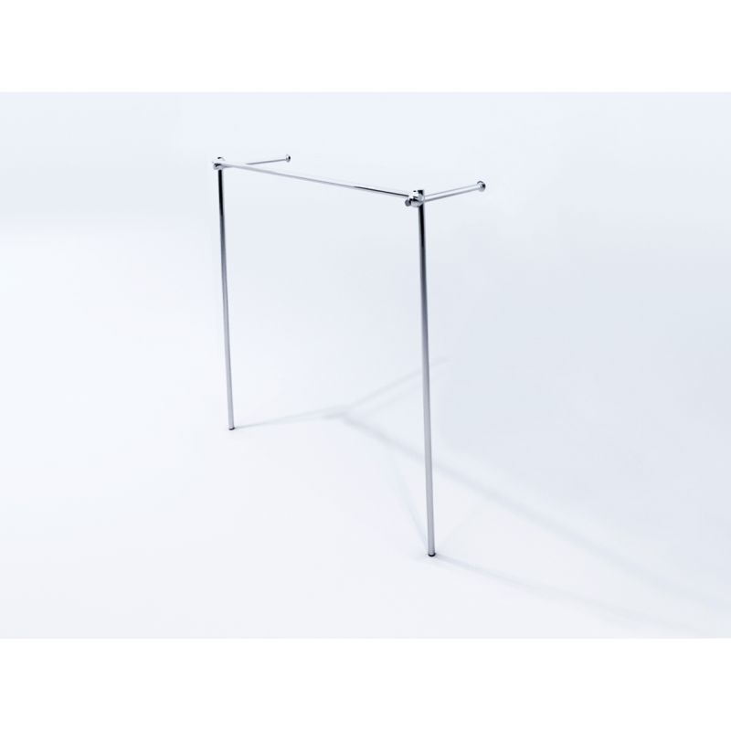 Wieszak sklepowy na odzież, chrom