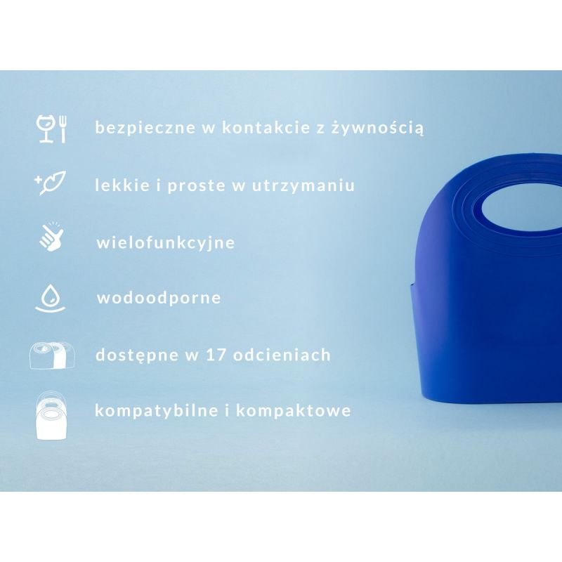 Koszyk na zakupy MAXI Flexibag 15L granatowy trans