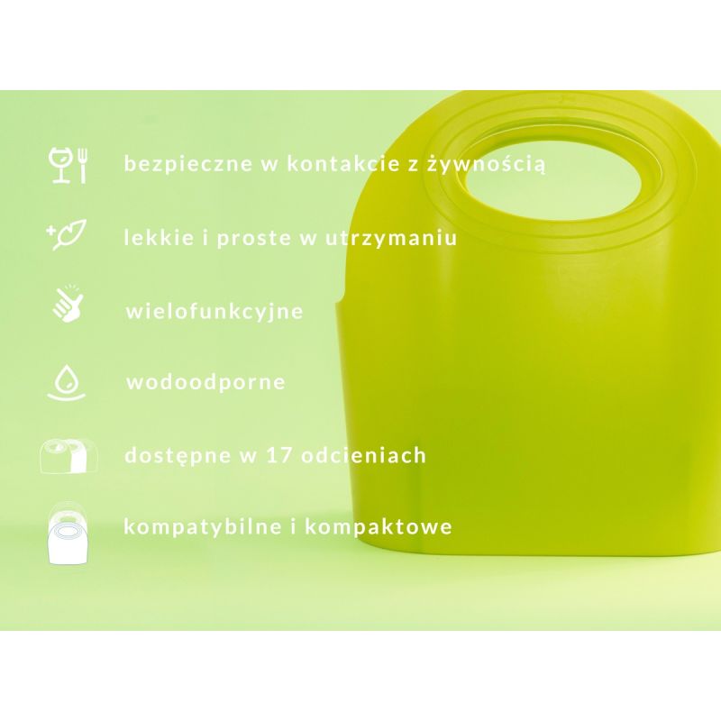 Koszyk na zakupy MAXI Flexibag 15L limonkowy