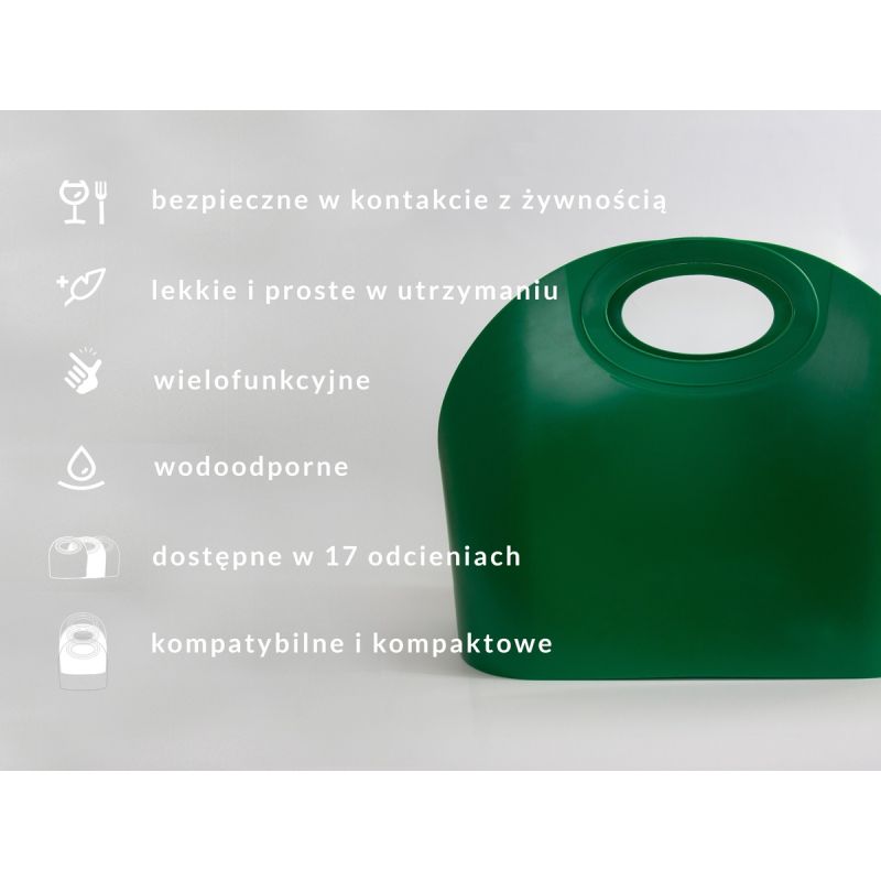 Koszyk na zakupy MAXI Flexibag 15L ciemnozielony