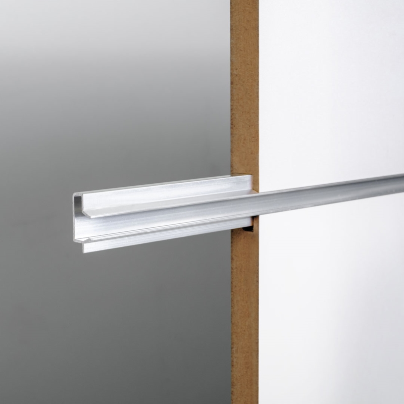 Wsuwka aluminiowa L wkład panel Spacewall