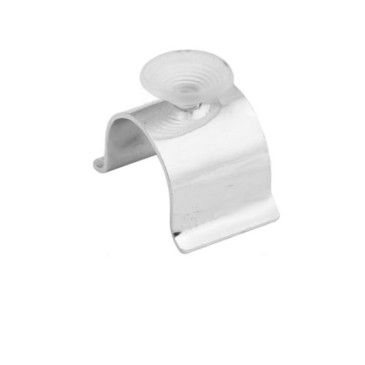 Podstawka z przyssawką do rury fi 25mm, chromowana