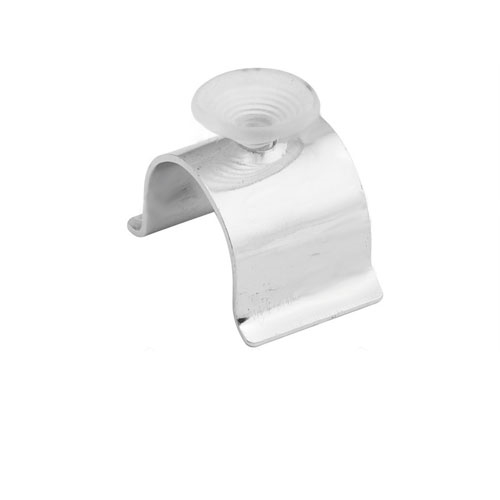 Podstawka z przyssawką do rury fi 25mm, chromowana