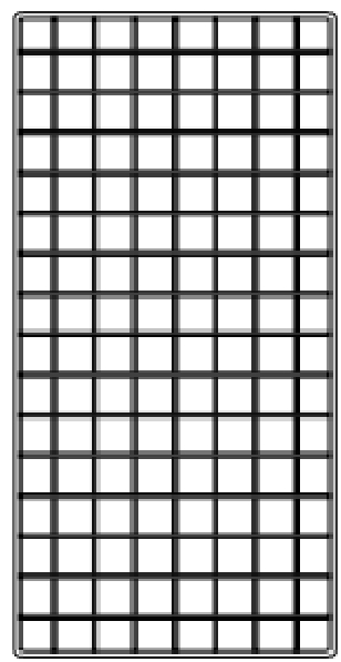 Krata sklepowa, różne wymiary, oczko 50x50mm,chrom