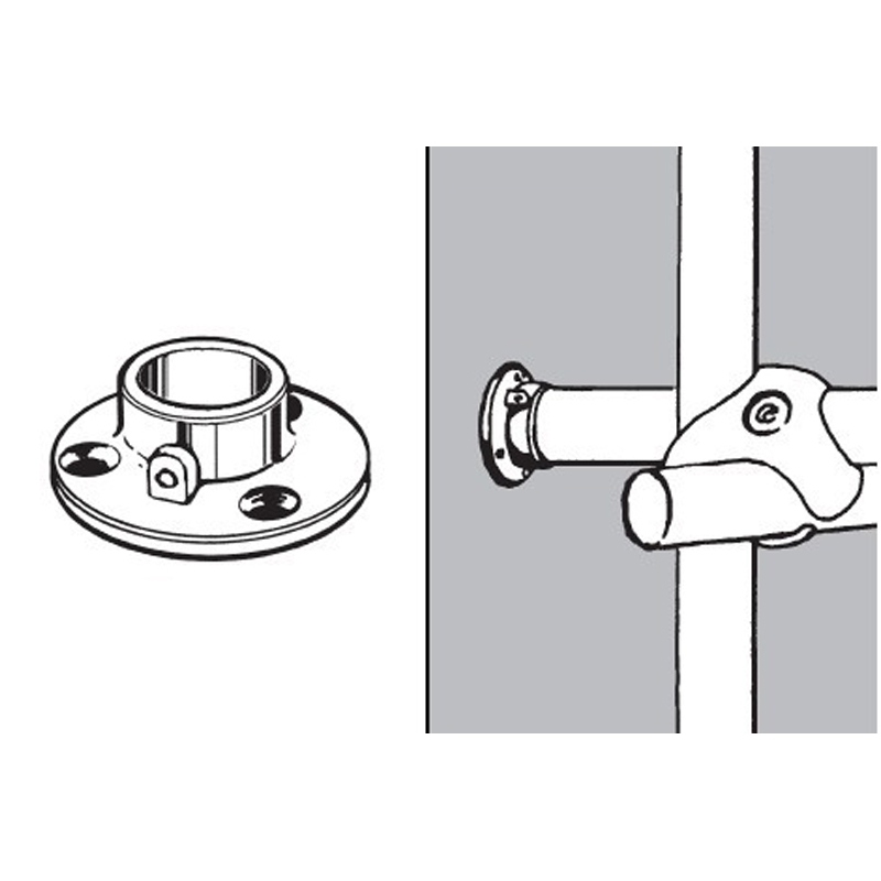 Rozeta, końcówka gruba do rur fi 16mm
