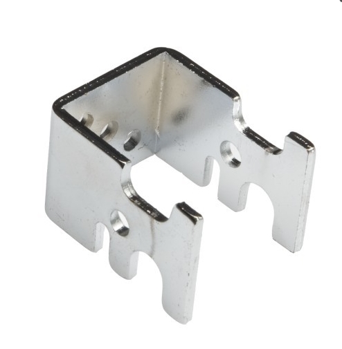 Uchwyt do kraty, czołowy, chromowany