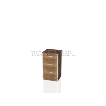 Lada sklepowa, kasowa, wąska, 50x45x90cm