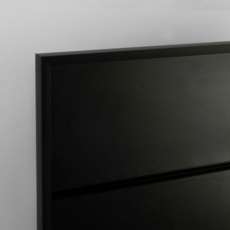 Wsuwka plastikowa L, czarna, system Spacewall