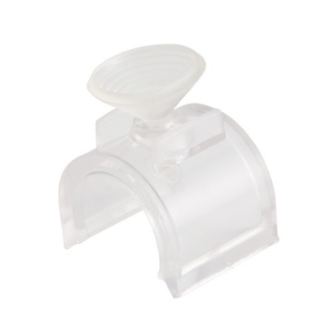 Podstawka z przyssawką, do rury fi 25mm, bezbarwna