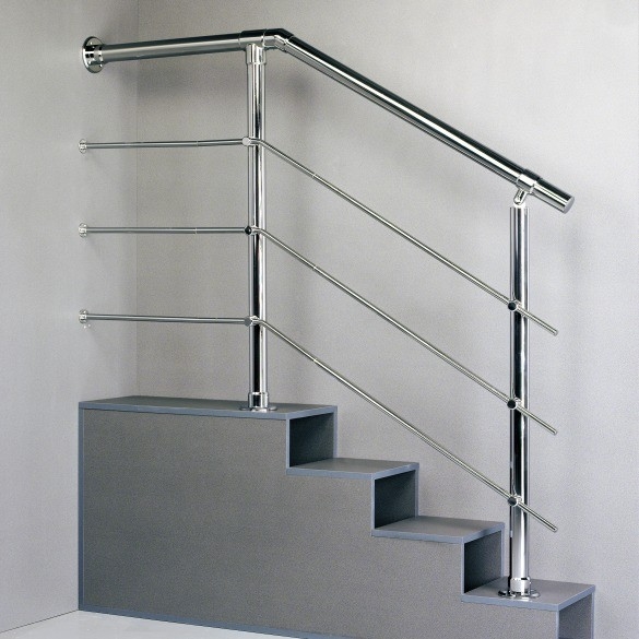 Połowa złącza zawiasowego do rury fi 25mm, chrom