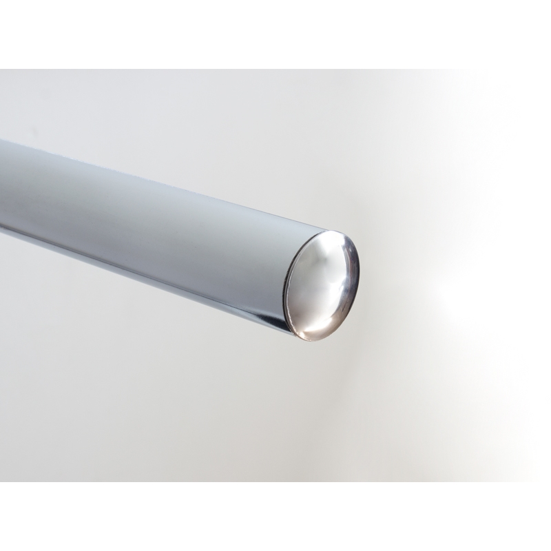 Stojak wystawowy dwupoziomowy, 150x60x180cm chrom