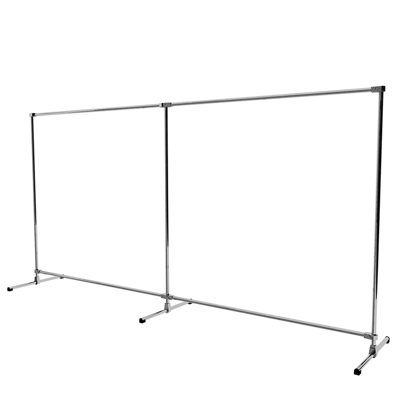 Stojak do sklepu 300x60x150cm chrom