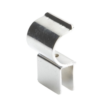 Uchwyt do szkła 6mm do rury fi 25mm, chromowany